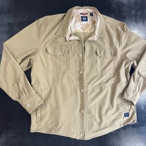 Dockers Tan Utility Jacket with Relaxed Fit